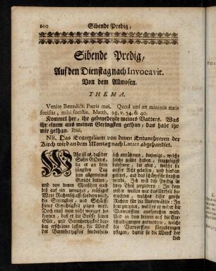 120-138, Sibende Predig.