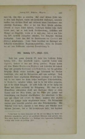 102. Ludwig XIV., 1643 - 1715