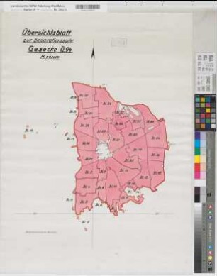 Geseke (Geseke), Separation von Geseke, Übersichtsblatt (Reinkarte)