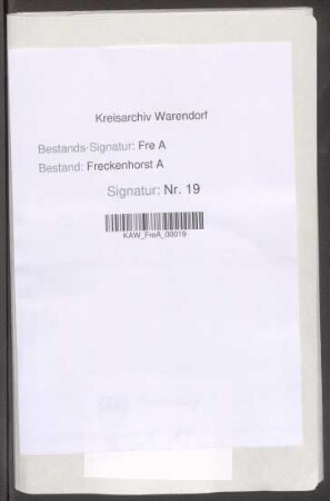 Einquartierung und Fourage