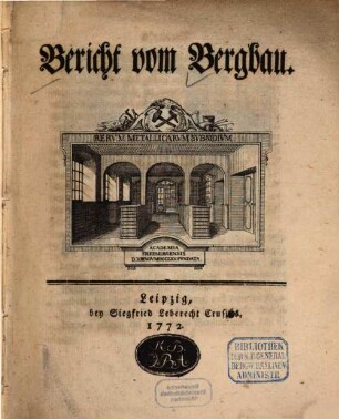 Bericht vom Bergbau
