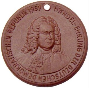 Medaille Georg Friedrich Händel
