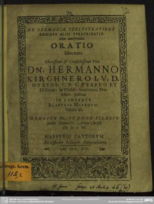 De Germaniae perlustratione omnibus aliis peregrinationibus anteferenda