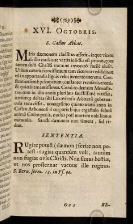 589-598, XVI. - XX. Octobris