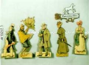 Papiertheaterfiguren "Im weißen Röß´l"