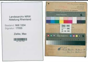 Entnazifizierung Max Zielke , geb. 05.06.1900 (Aufseher)