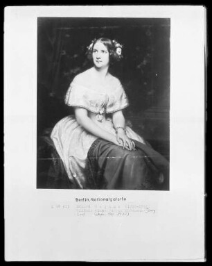 Bildnis der Sängerin Jenny Lind