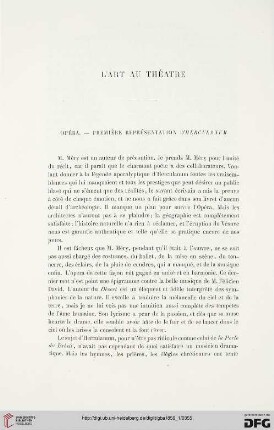 1: L' art au théatre : Opéra - première représentation d'Herculanum
