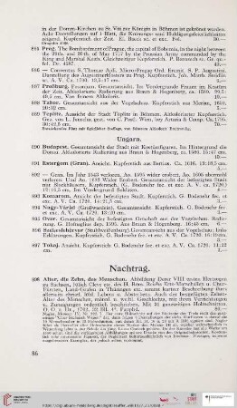 Nachtrag (Nr. 898 - 991)