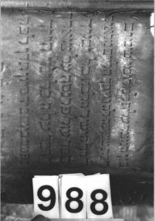 Grabstein 988 (Detailaufnahme 1)
