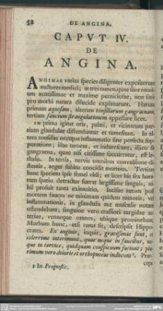 Caput IV. De Angina