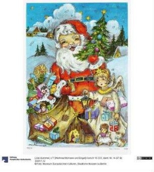 o.T. [Weihnachtsmann und Engel] Korsch 10 333