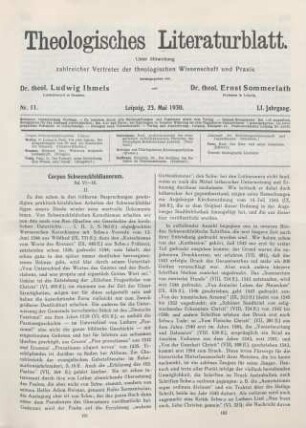 161-165 [Rezension] Schwenckfeld, Caspar, Corpus Schwenckfeldianorum
