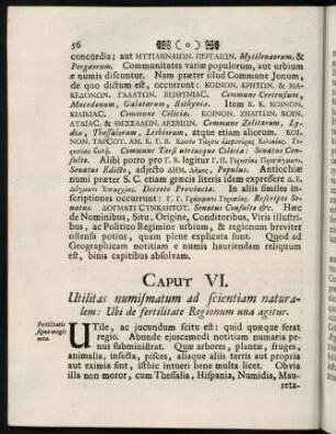 56-71, Caput VI.-VII.