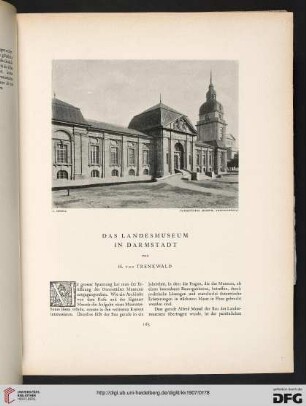 Das Landesmuseum in Darmstadt
