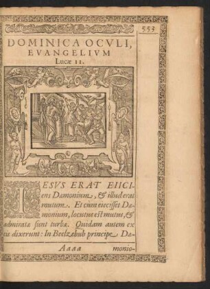 Dominica Oculi, Evangelium Lucae 11.