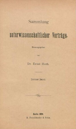Die Verbreitung der Pflanzen durch die Excremente der Thiere