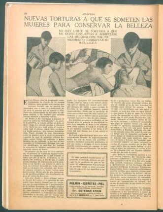 Nuevas torturas a que se someten las mujeres para conservar la belleza