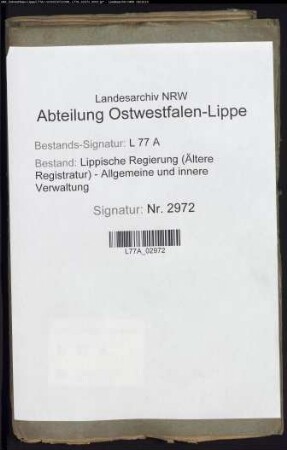 Vermessung und Katastration des Amtes Sternberg, Bd. 2
