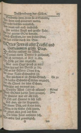 Gottes Zorn ist aller Teuffel und Verdammten gröste Plage