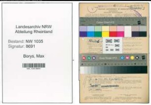 Entnazifizierung Max Borys , geb. 26.05.1891 (Steiger)