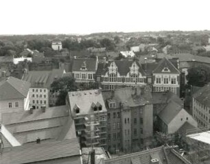 Görlitz-Altstadt. Blick vom Rathausturm nach Südsüdwesten