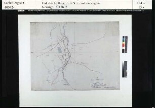 Flur von Zwickau und Bockwa mit Bodensenkungen und den Nivellementspunkten der Straßen- und Wasserbau-Inspektion Zwickau