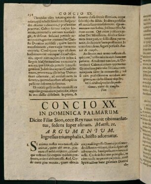 154-162, Concio XX. in dominica palmarum