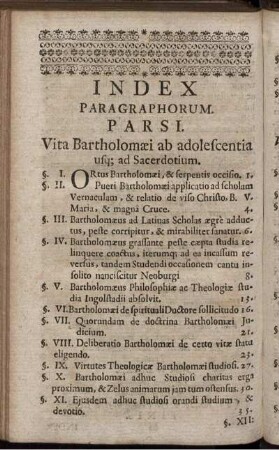 Index Paragraphorum.