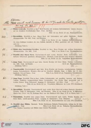 Auktionate (Nr. 1-237)