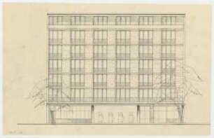Wohn- und Geschäftshaus Meinekestraße 24, Berlin-Charlottenburg: Ansicht