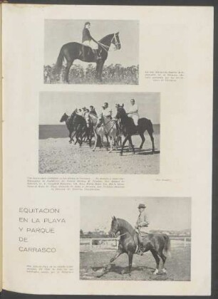 Equitación en la playa y parque de Carrasco - [Fotografías]
