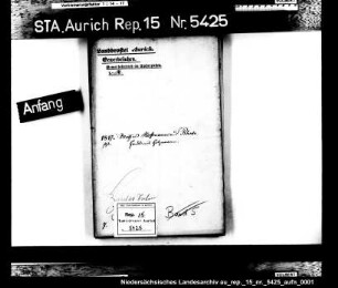 Hausierkonzessionen für Auswärtige: Mathias Hoffmann aus Rhede, Handel mit Holzwaren
