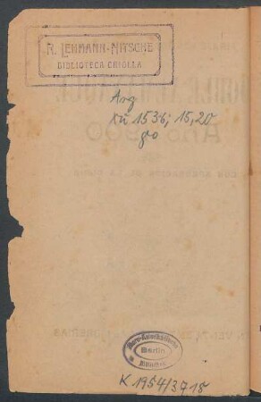 Doble almanaque argentino para el año 1900