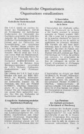 Studentische Organisationen