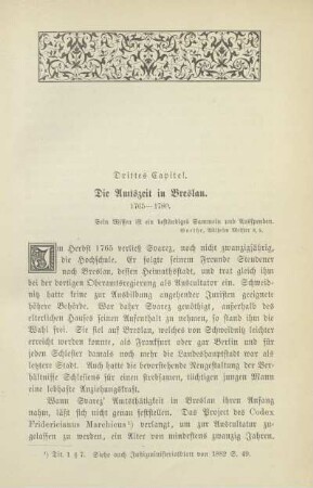 Drittes Kapitel. Die Amtszeit in Breslau. 1765- 1780