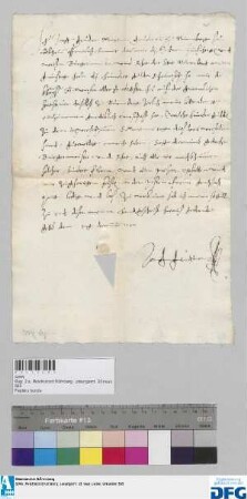 Jorg Geuder, Sohn des Martin Geuder sel. zu Nürnberg stellt der Stadt Nürnberg Quittung aus über 100 fl. ihm vom Kaiser Karl V. verschriebenen Stadtsteuer.