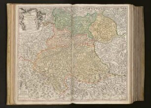 Archiducatus Austriae Superioris in suas Quadrantes Ditiones exacte divisi accuratissima Tabula