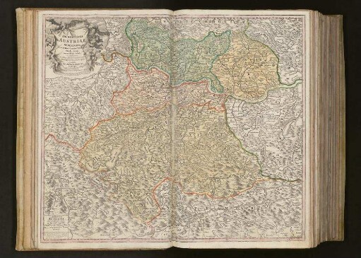 Archiducatus Austriae Superioris in suas Quadrantes Ditiones exacte divisi accuratissima Tabula