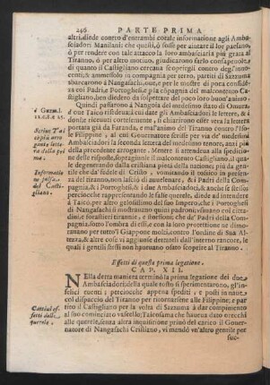 Cap. XII. Effetti di questa prima legatione
