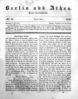 1836,31: No. 31