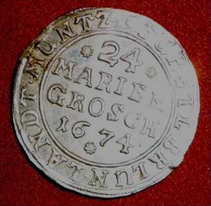 24 Mariengroschen (1674)