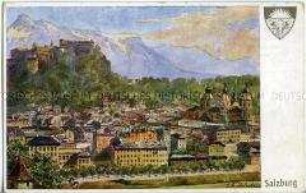 Salzburg, Postkarte des Deutschen Schulvereins Nr.576