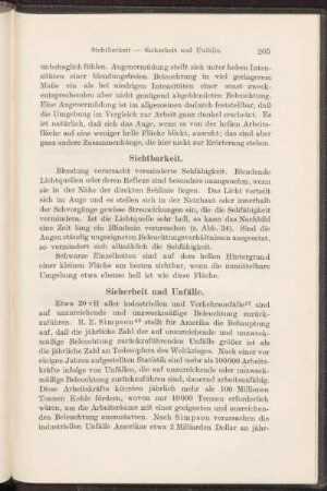 Sichtbarkeit und Unfälle.