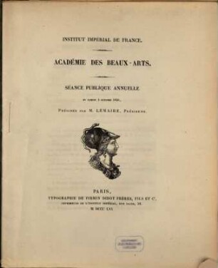 Séance publique annuelle. 1856