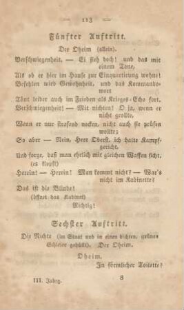 Sechster Auftritt