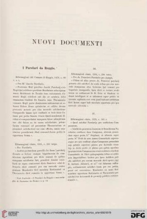 Nuovi documenti