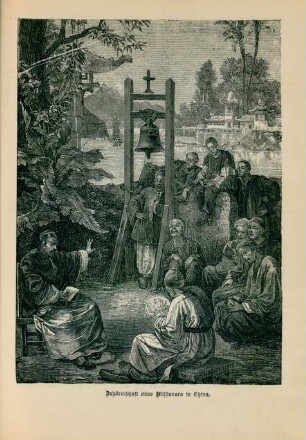 Zuhörerschaft eines Missionars in China