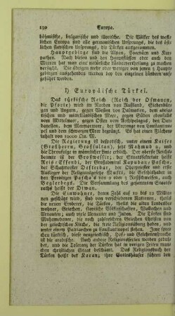 I) Europäische Türkei