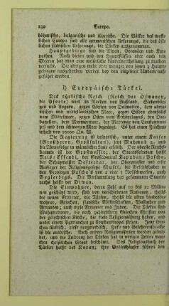 I) Europäische Türkei